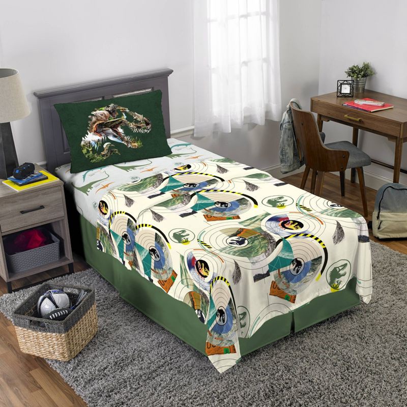 slide 1 of 8, Twin Jurassic World Sheet Set, 1 ct