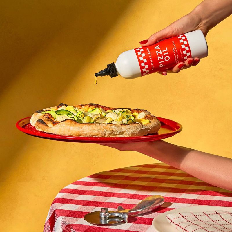 slide 3 of 6, Brightland Jalapeno and Herb Flavored Pizza Oil - 12 fl oz, 12 fl oz