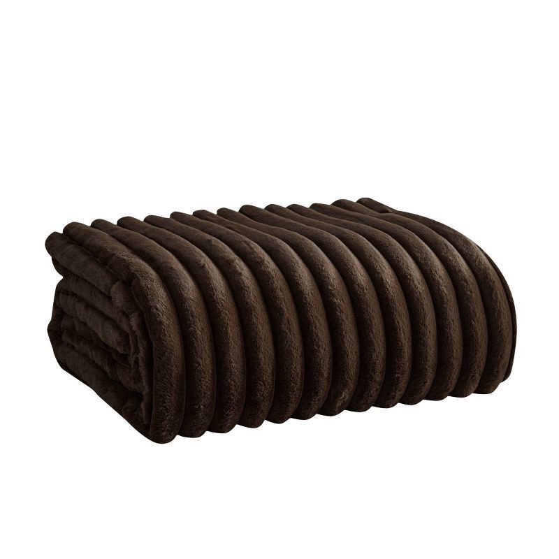 slide 5 of 6, Hallmart Collectibles 3pc Queen Comforter Set Brown, 3 ct