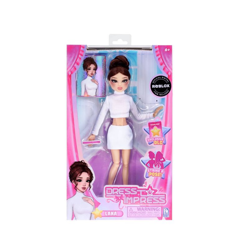 slide 1 of 5, Dress To Impress Fashion Dall Lana: Creativity-Focused Fashion Doll with Accessories & Stand, 1 ct
