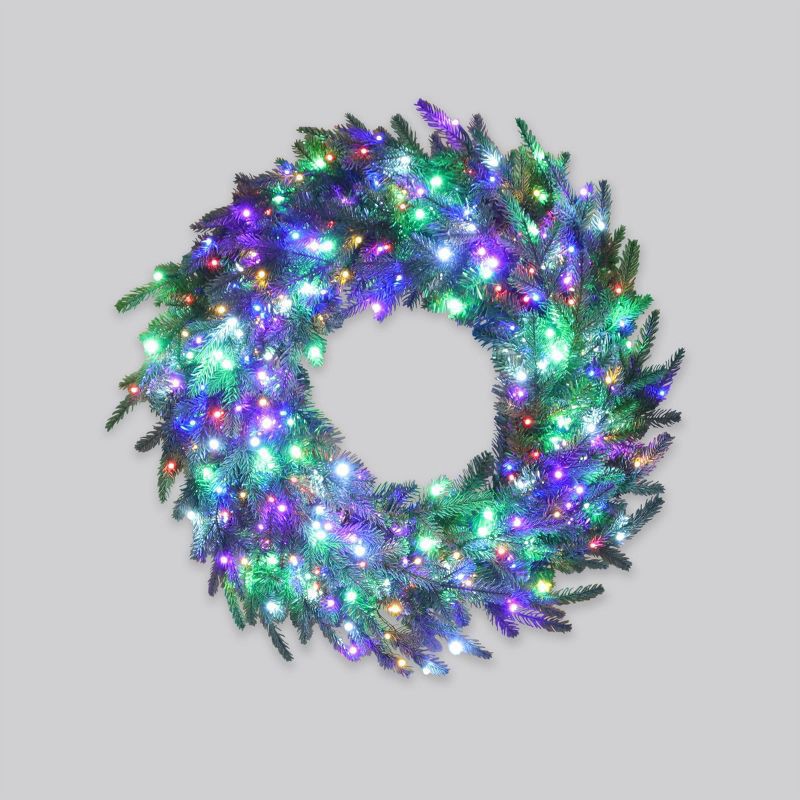 slide 4 of 6, Philips 30" High Density Led Wreath, 1 ct