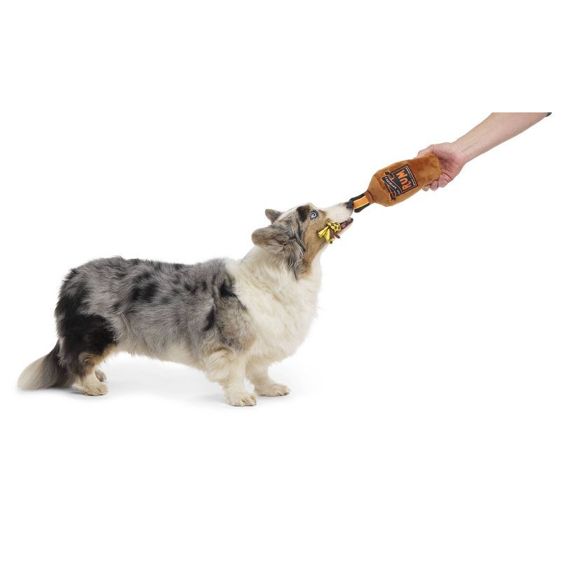 slide 3 of 6, BARK Sniffin Booty Barkbeards 3.5" Rum Tug Dog Rope Plush Toy, 1 ct