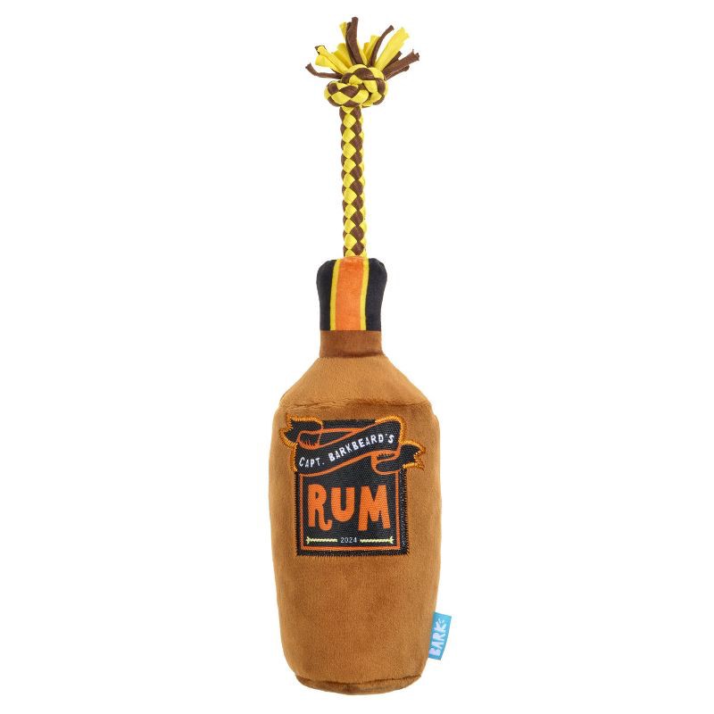 slide 1 of 6, BARK Sniffin Booty Barkbeards 3.5" Rum Tug Dog Rope Plush Toy, 1 ct