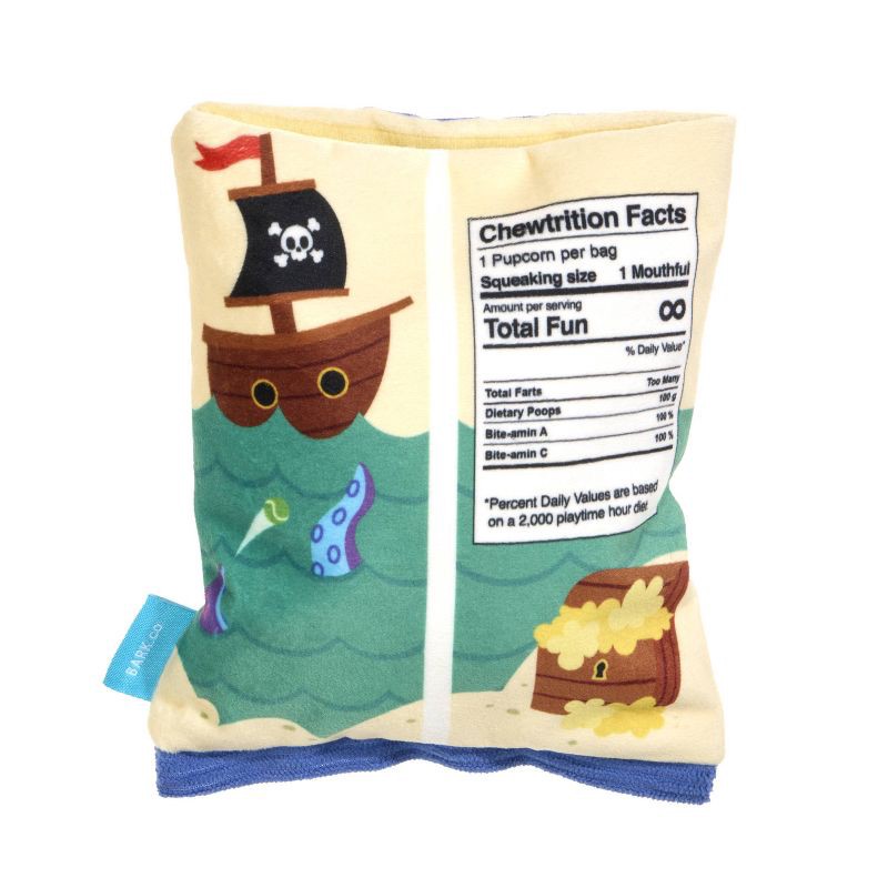 slide 4 of 7, BARK Sniffin Booty Barkbeards Bounty Dog Plush Toy, 1 ct