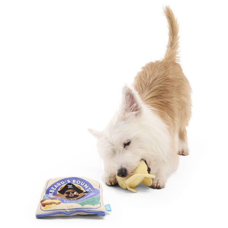 slide 6 of 7, BARK Sniffin Booty Barkbeards Bounty Dog Plush Toy, 1 ct