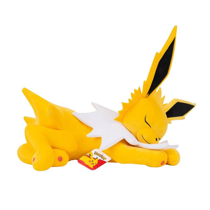 slide 2 of 6, Pokemon 18" Sleeping Plush Jolteon Stuffed Animal, 1 ct