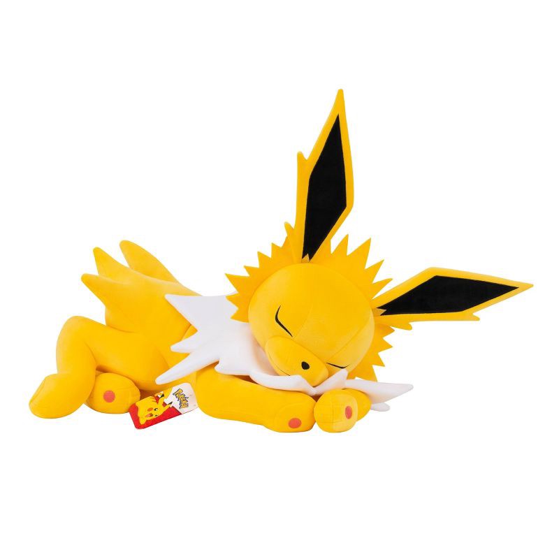 slide 4 of 6, Pokemon 18" Sleeping Plush Jolteon Stuffed Animal, 1 ct