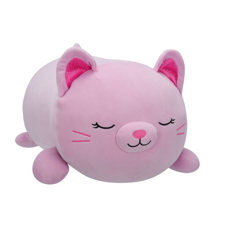 slide 6 of 12, 18" Pink Cat Squishmallows Plush, 1 ct