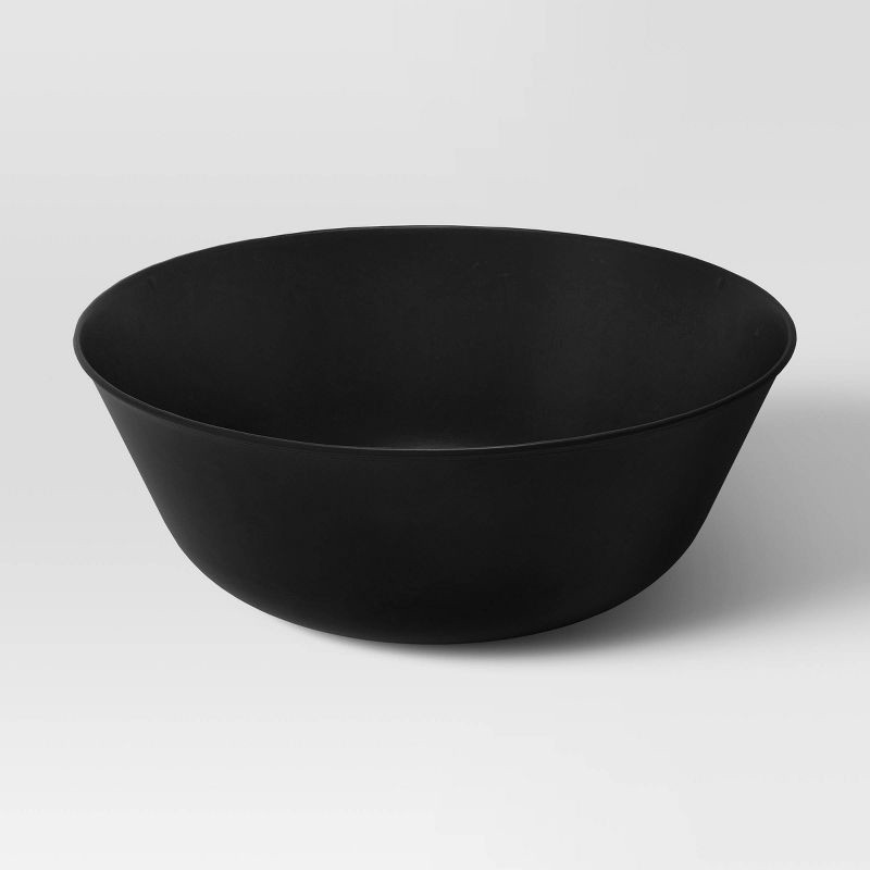 slide 3 of 3, 114 fl oz Serving Bowl Black - Room Essentials™, 114 fl oz