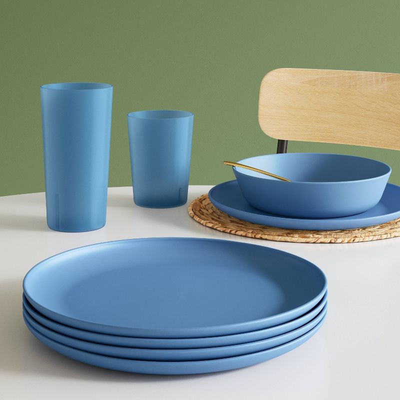slide 2 of 3, 49.5 fl oz Dinner Bowl Blue - Room Essentials™, 49.5 fl oz