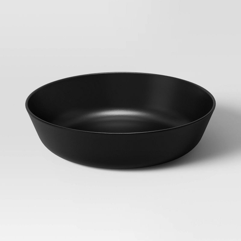 slide 3 of 3, 49.5 fl oz Dinner Bowl Black - Room Essentials™, 49.5 fl oz
