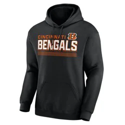 NFL Cincinnati Bengals Men's Long Sleeve Core Fleece Hoodie - XL