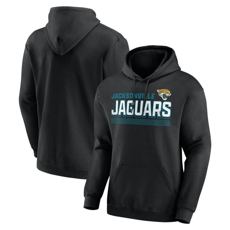 slide 3 of 3, NFL Jacksonville Jaguars Men's Long Sleeve Core Fleece Hoodie - XL, 1 ct