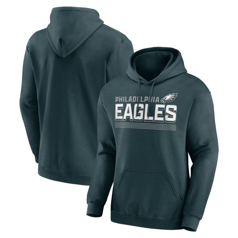 slide 3 of 3, NFL Philadelphia Eagles Men's Long Sleeve Core Fleece Hoodie - XXL, 1 ct