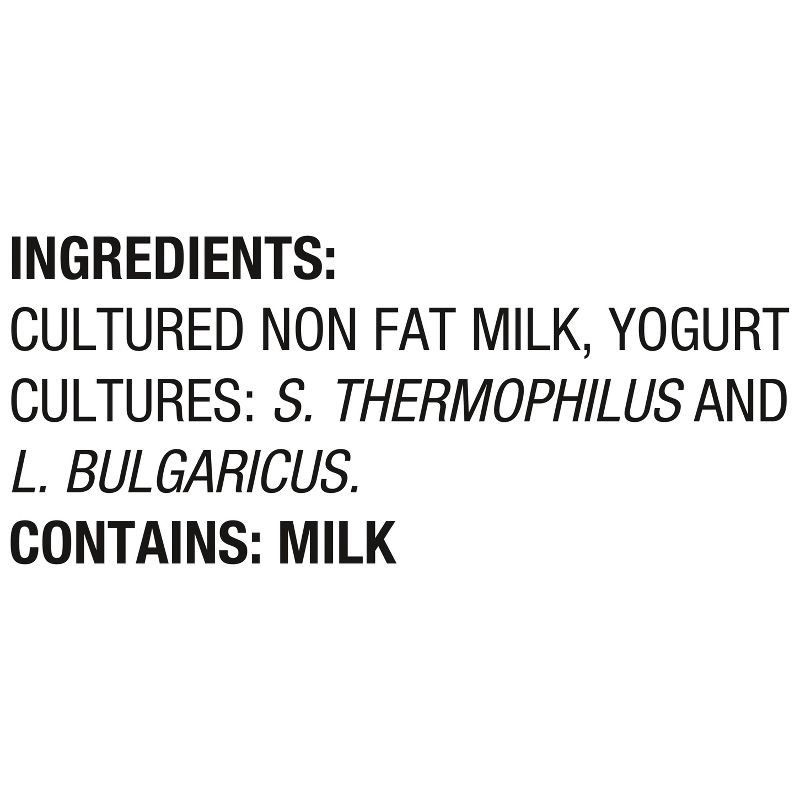 slide 10 of 13, OIKOS Plain Greek Yogurt - 18g protein 32oz, 18 gram, 32 oz