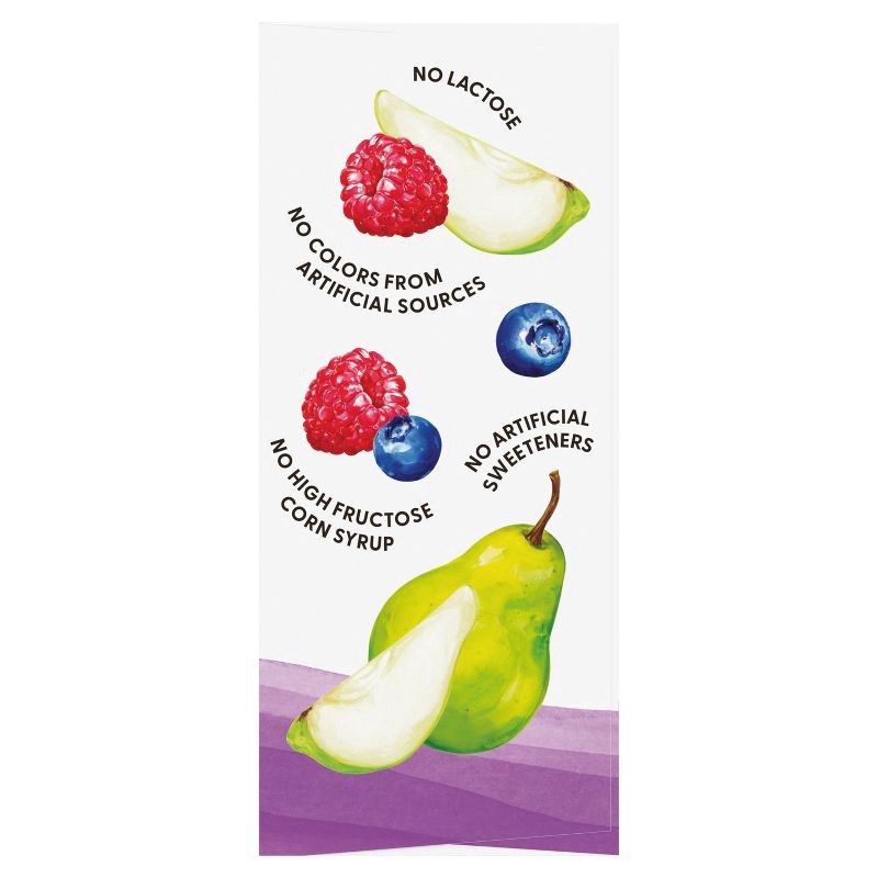 slide 10 of 12, Too Good & Co. Kids' Pear Berry Traditional Yogurt Pouches - 14oz/4ct, 4 ct; 14 oz