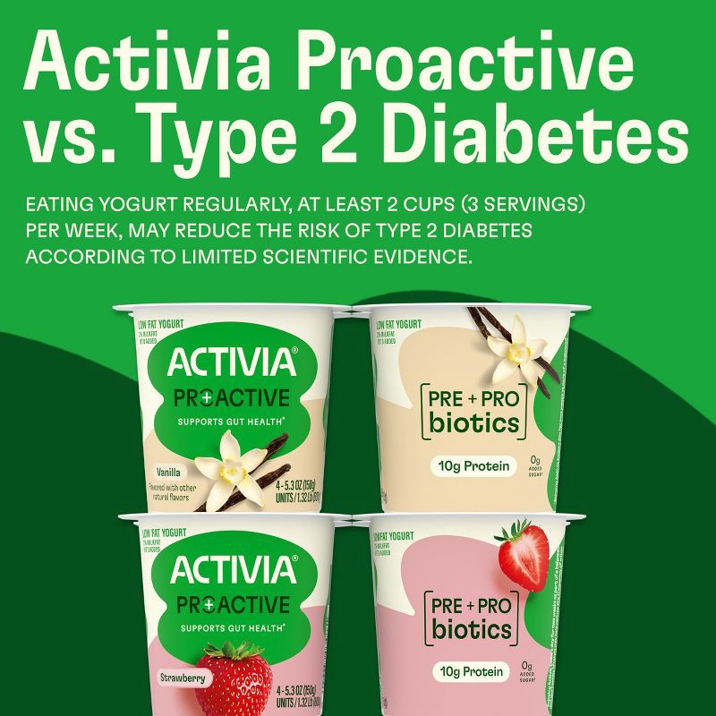 slide 6 of 13, ACTIVIA Vanilla Probiotic Yogurt Cups - 21.2oz/4ct, 21.2 oz, 4 ct