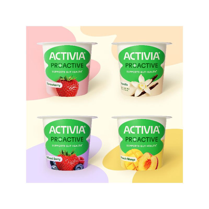 slide 8 of 13, ACTIVIA Vanilla Probiotic Yogurt Cups - 21.2oz/4ct, 21.2 oz, 4 ct