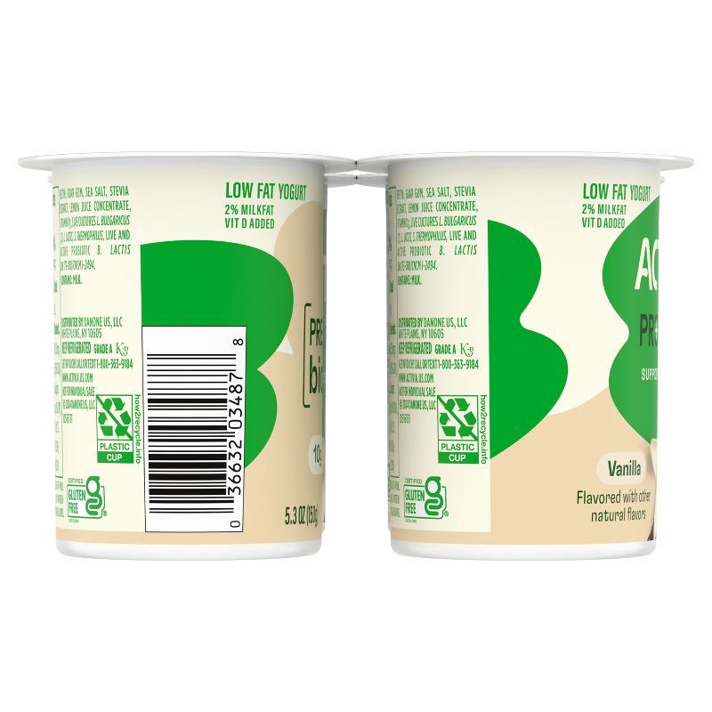 slide 11 of 13, ACTIVIA Vanilla Probiotic Yogurt Cups - 21.2oz/4ct, 21.2 oz, 4 ct