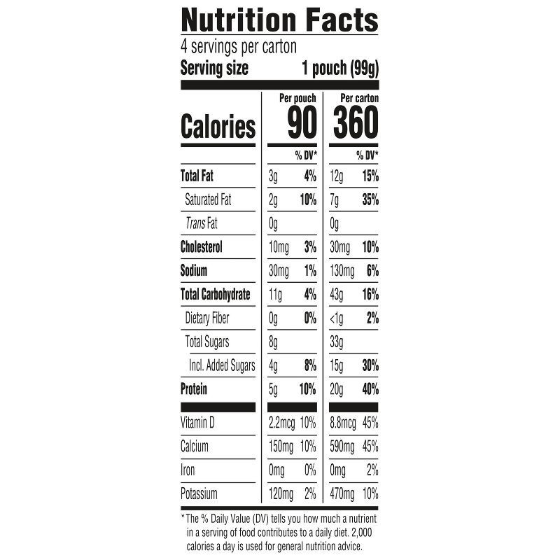 slide 8 of 12, Too Good & Co. Kids' Peach & Mango Traditional Yogurt Pouches - 14oz/4ct, 4 ct; 14 oz