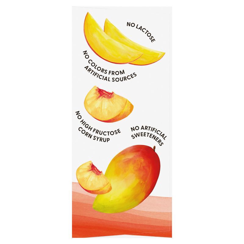 slide 10 of 12, Too Good & Co. Kids' Peach & Mango Traditional Yogurt Pouches - 14oz/4ct, 4 ct; 14 oz