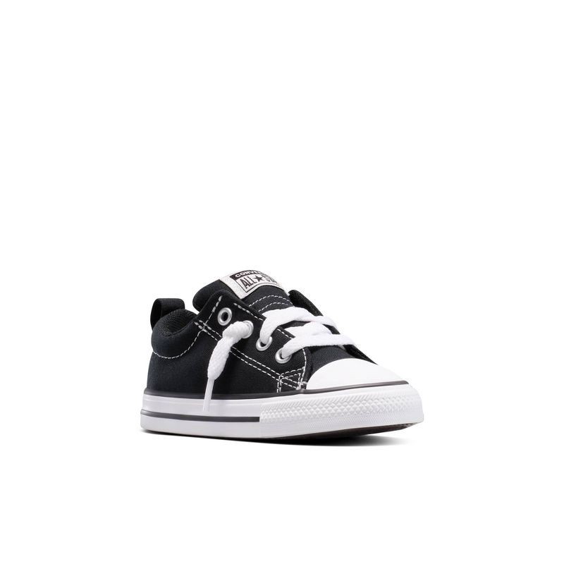 slide 6 of 8, Converse Toddler Street Ox Low Top Sneakers - Light Black 4T, 1 ct