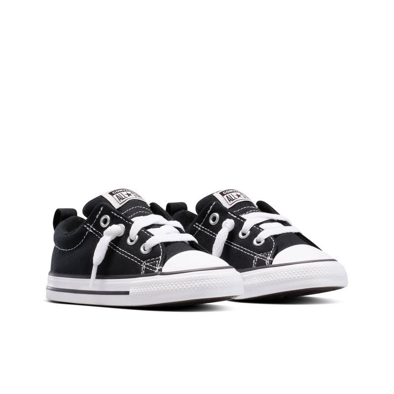slide 5 of 8, Converse Toddler Street Ox Low Top Sneakers - Light Black 5T, 1 ct