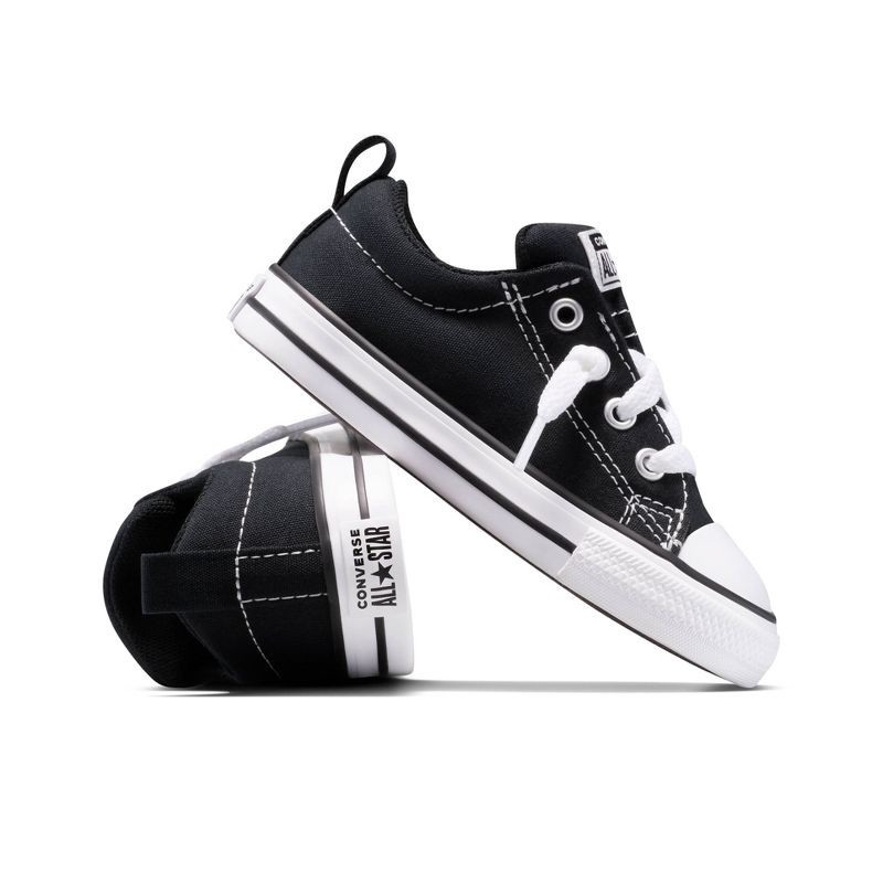 slide 8 of 8, Converse Toddler Street Ox Low Top Sneakers - Light Black 12T, 1 ct