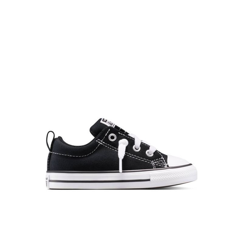 slide 1 of 8, Converse Toddler Street Ox Low Top Sneakers - Light Black 12T, 1 ct