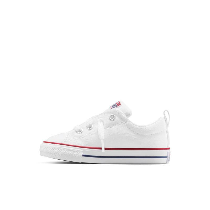 slide 3 of 8, Converse Toddler Street Ox Low Top Sneakers - White 5T, 1 ct