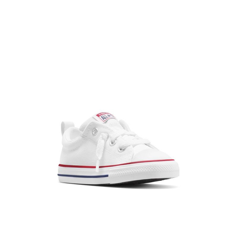 slide 6 of 8, Converse Toddler Street Ox Low Top Sneakers - White 11T, 1 ct