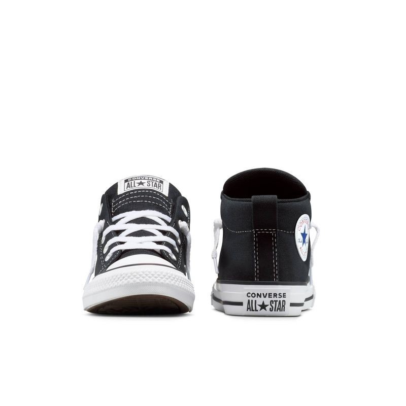 slide 4 of 6, Converse Kids' Street Mid Top Sneakers - Black 6, 1 ct