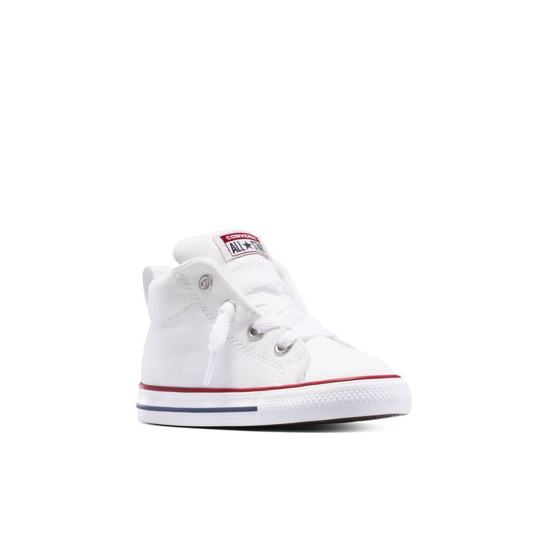 slide 6 of 8, Converse Toddler Street Mid Top Sneakers - White 5T, 1 ct