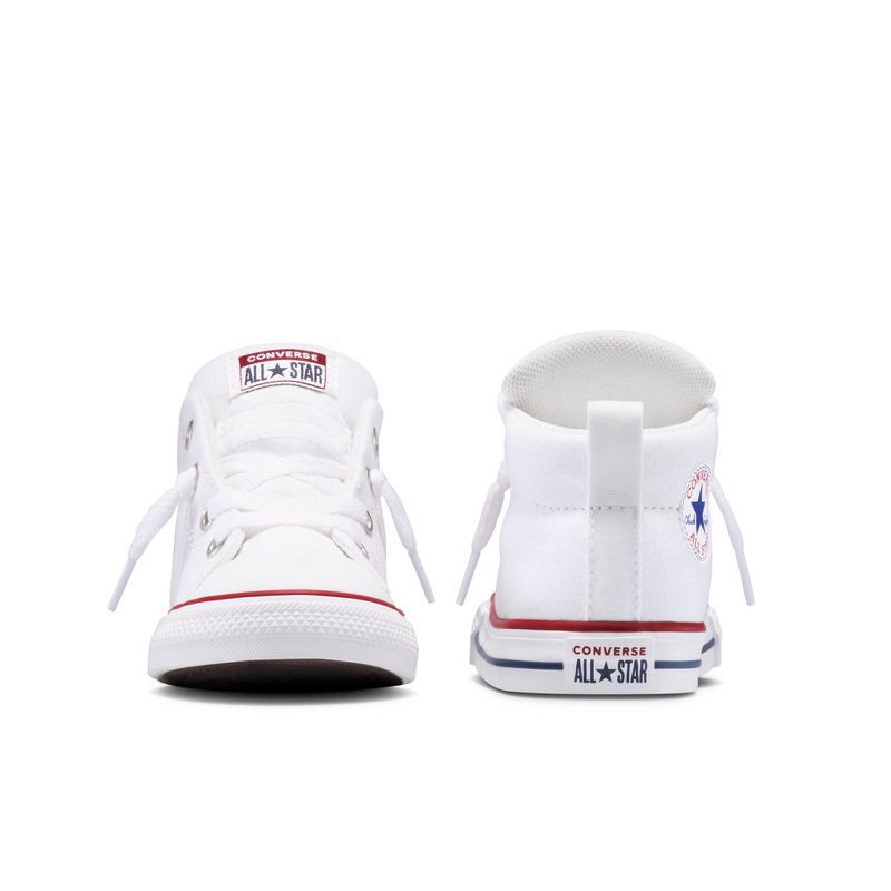 slide 7 of 8, Converse Toddler Street Mid Top Sneakers - White 12T, 1 ct