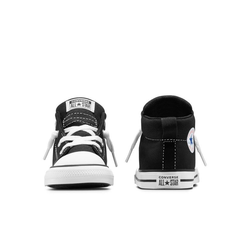 slide 8 of 9, Converse Toddler Street Mid Top Sneakers - Light Black 5T, 1 ct