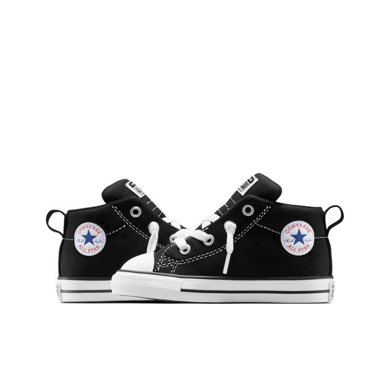 slide 9 of 9, Converse Toddler Street Mid Top Sneakers - Light Black 11T, 1 ct