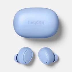 True Wireless Bluetooth Sweat Resistant Earbuds - heyday™ Peri-Blue: USB-C, 20 Hr Battery