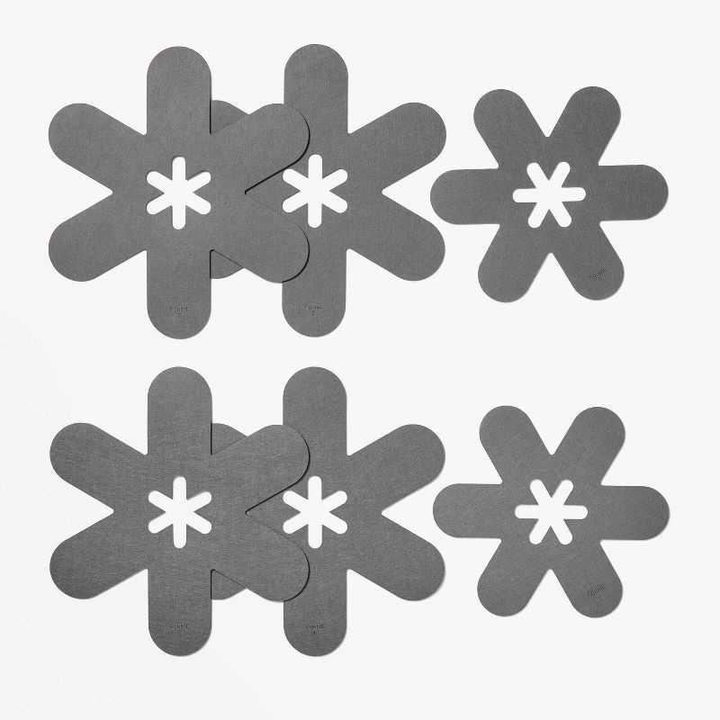 slide 7 of 10, 16pc Nonstick Ceramic Coated Aluminum Cookware Set Dark Gray - Figmint™, 16 ct