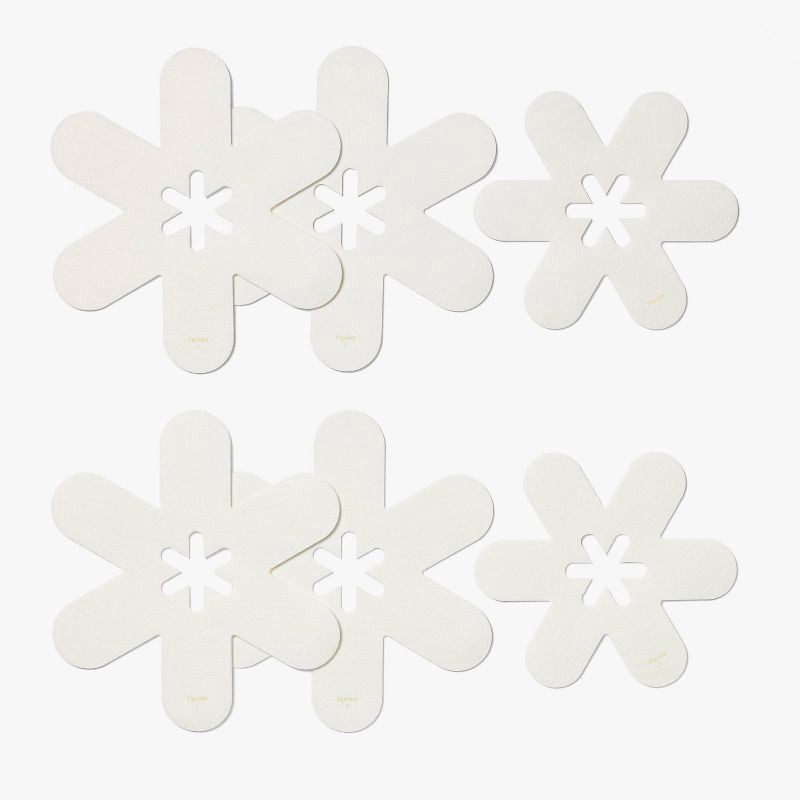 slide 7 of 9, 16pc Nonstick Ceramic Coated Aluminum Cookware Set with Champagne Handle Cream - Figmint™, 16 ct