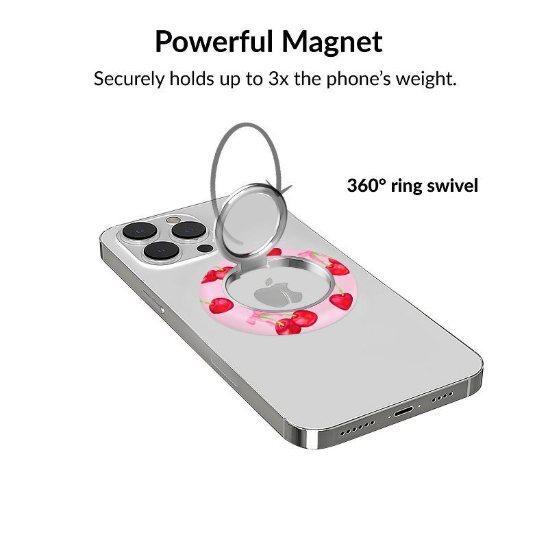 slide 2 of 6, VELVET CAVIAR Grip Ring - Sweet Cherry, 1 ct