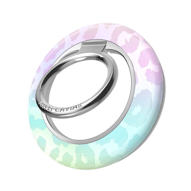 slide 1 of 6, VELVET CAVIAR White Opal Leopard Grip Ring, 1 ct