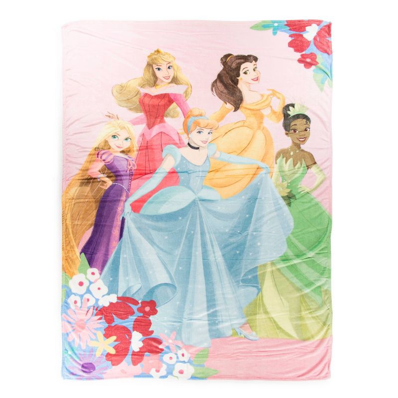 slide 1 of 6, Disney Princess Twin Bed Blanket, 1 ct