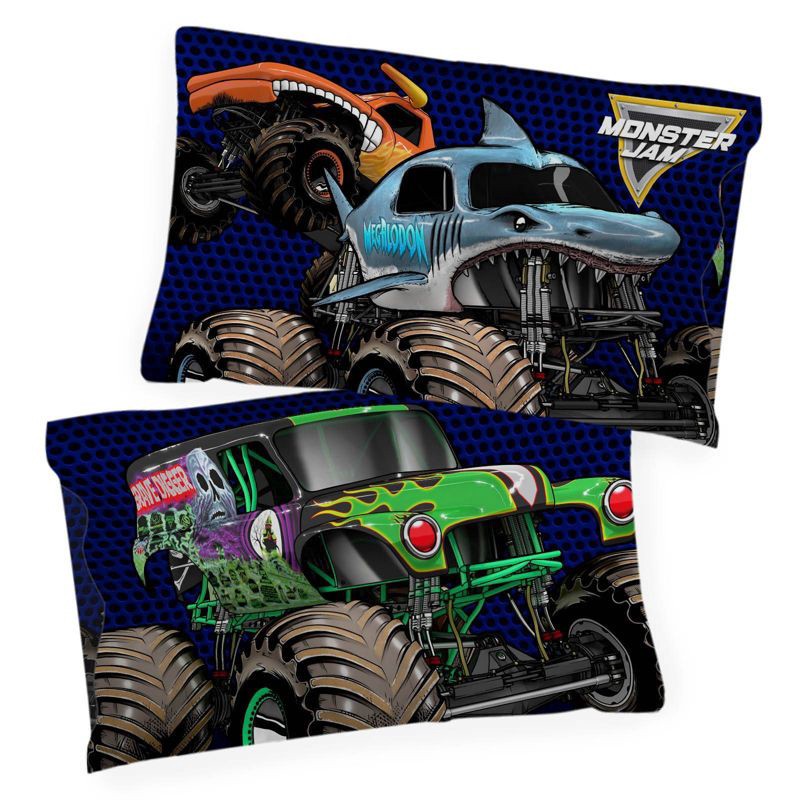 slide 3 of 6, Monster Jam Twin Sheet Set, 1 ct