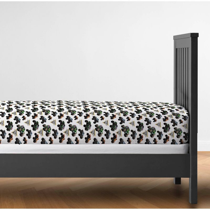 slide 4 of 6, Monster Jam Twin Sheet Set, 1 ct