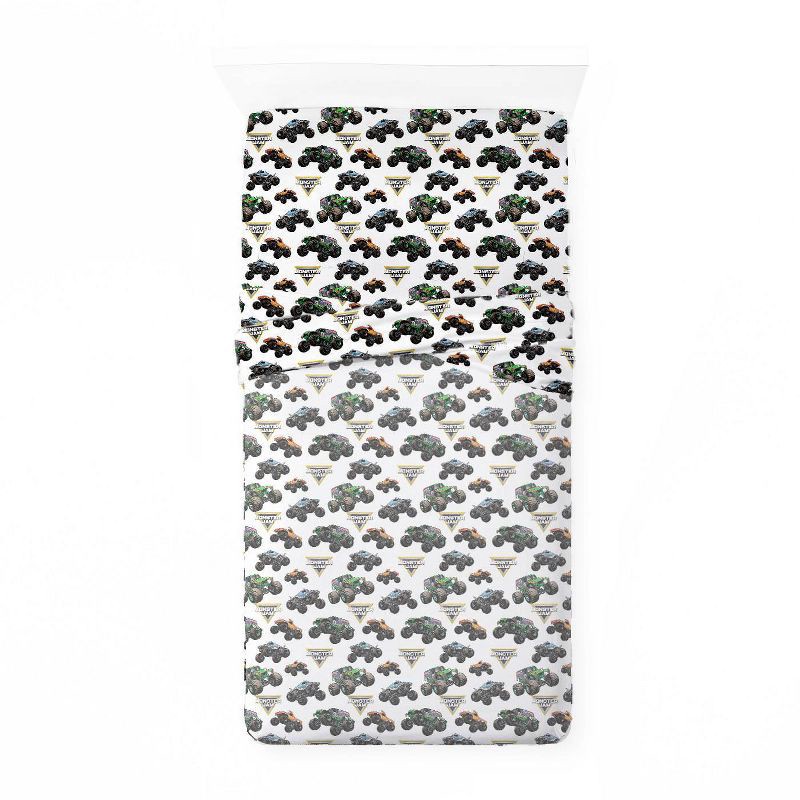 slide 5 of 6, Monster Jam Twin Sheet Set, 1 ct