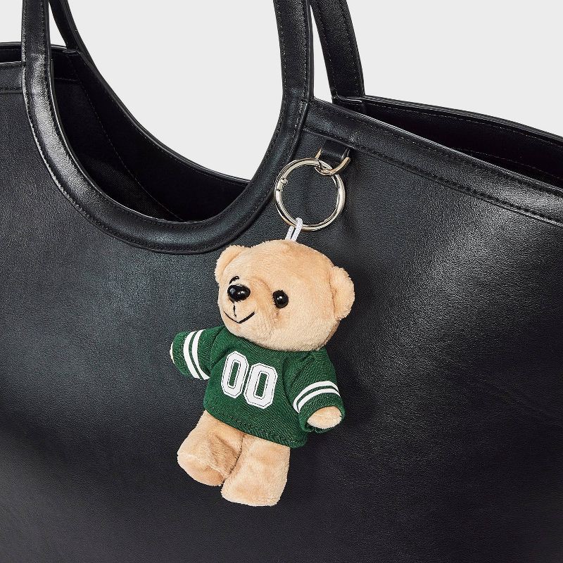 slide 2 of 2, Game Day Bear Bag Charm - Wild Fable™ Green, 1 ct