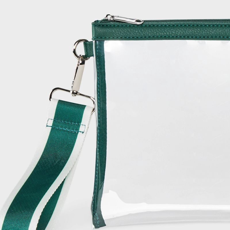 slide 4 of 4, Game Day Clear Wristlet Clutch - Wild Fable™ Green, 1 ct