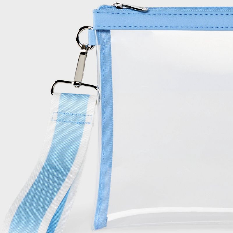 slide 4 of 4, Game Day Clear Wristlet Clutch - Wild Fable™ Light Blue, 1 ct