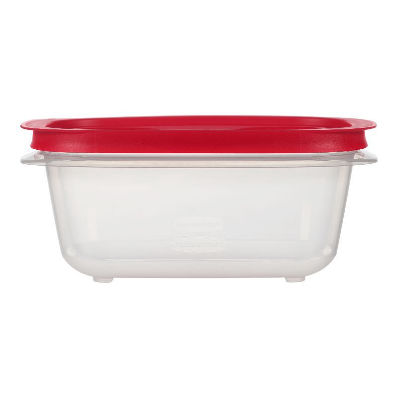 slide 1 of 6, Rubbermaid 5.26c Easy Store Rectangle Food Storage Container Red, 1 ct