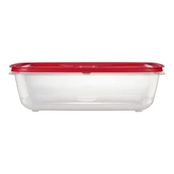 Rubbermaid Easy Store Rectangle Food Storage Container Red